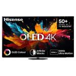 Hisense 65A85LEVS 65-Inch 4K UHD OLED Smart Digital TV - 120Hz Native, Swivel Stand, 60W 2.1.2ch Dolby Atmos, Dual HDMI 2.1, VRR, ALLM, VIDAA OS - Black