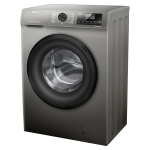 Hisense 8Kg Front Load Washing Machine – WFQP8012JT/S | 1200 RPM Spin, Inverter Motor, Steam Wash, Quick Wash 15’, Drum Clean, Child Lock & A+++ Energy Rating