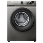 Hisense 8Kg Front Load Washing Machine – WFQP8012JT/S | 1200 RPM Spin, Inverter Motor, Steam Wash, Quick Wash 15’, Drum Clean, Child Lock & A+++ Energy Rating