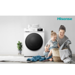 Hisense 8Kg Washer Dryer WDQA8014EVJM – 1400RPM, Inverter Motor, Steam Wash, PureJet System, Pause & Add