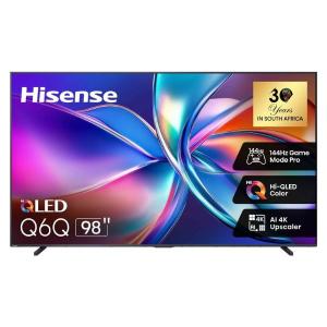 Hisense 98Q6Q 98-Inch 4K UHD QLED Smart TV – 144Hz, HDR10+, Dolby Vision & Atmos, VIDAA OS, HDMI 2.1