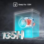 Hisense FC-26DT4ST 260L Chest Freezer – Fast Freeze, Adjustable Thermostat, Inner Glass Door, LED Light, Eco-Friendly R600a Refrigerant, Low Noise Design