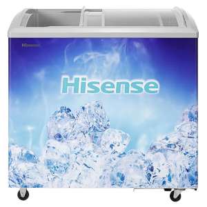 Hisense FC-270DD Ice Cream Display Freezer – 270L | Low-E Glass Lid, Adjustable Thermostat, R600a Refrigerant, Lock & Key, Energy-Saving Design