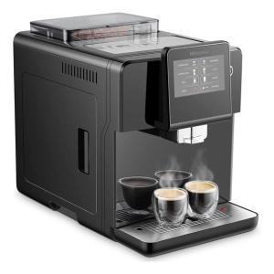 Hisense HAUCMBK1S5 Fully Automatic Bean-to-Cup Espresso Coffee Machine – 19-Bar Pressure, 1.7L Water Tank, 250g Bean Container, Integrated Grinder, LCD Touch Display – Black