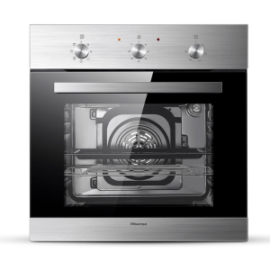 Hisense HBO60203 60cm Built-in Electric Oven – 61L Capacity, Fan Assist, 6 Cooking Functions, Stainless Steel, A Energy Rating