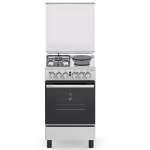 Hisense HF522GEES 50x50cm Cooker – 2 Gas Burners + 2 Electric Plates, 68L Electric Oven, Rotisserie, Auto Ignition, FFD Safety, Double Glass Door