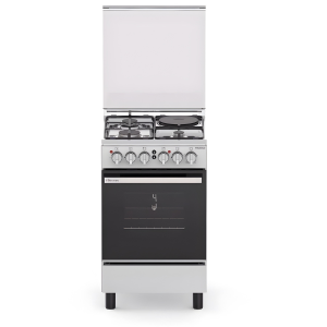 Hisense HF531GEES 50x50cm Cooker – 3 Gas Burners, 1 Electric Plate, Electric Oven, Auto Ignition, Flame Failure Device, Double Glass Door