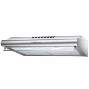 Hisense HH060PASS 60cm Built-In Hood – 200m³/h Extraction Rate, 3-Speed Push Button Control, LED Lighting, Washable Aluminum Filters, Stainless Steel Finish