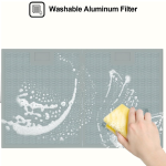 Hisense HHO60TASS 60cm Stainless Steel Hood – 330m³/h Extraction Rate, 3-Speed Push Button Control, LED Lighting, Washable Aluminum Filters, Low Noise Design