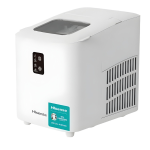 Hisense ICM1244 Ice Maker – 12kg/24h Bullet Ice Production, 1.5L Water Tank, LED Display, Self-Cleaning Function, Compact Countertop Design