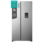 Hisense PO-670 670L Side-by-Side Refrigerator – Total No Frost, Multi-Airflow Cooling, Inverter Technology, Water & Ice Dispenser, LED Touch Control, Silver Finish