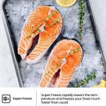 Hisense PO-670 670L Side-by-Side Refrigerator – Total No Frost, Multi-Airflow Cooling, Inverter Technology, Water & Ice Dispenser, LED Touch Control, Silver Finish