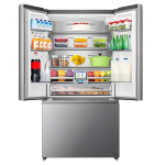 Hisense RF-820 820L French Door Refrigerator – Wi-Fi Smart Control, Inverter Compressor, Multi-Airflow Cooling, No Frost Technology, Built-in Water Dispenser, Stainless Steel Finish