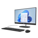 HP AIO 24-cr1079nh All-in-One PC Intel Core Ultra 7 155U / 16GB DDR5 RAM / 512GB SSD / 23.8" FHD IPS Display / FreeDOS / Black (D18WLEA)
