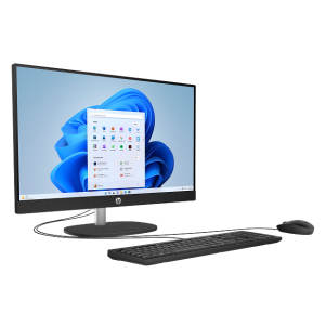 HP AIO 24-cr1091nh All-in-One PC Intel Core Ultra 5 125U / 8GB DDR5 RAM / 512GB SSD / 23.8" FHD IPS Display / FreeDOS / Black (D18YNEA)