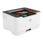 HP Color Laser 150nw A4 Color Laser Printer, 18ppm Black, 600×600 DPI, Wi‑Fi, Ethernet