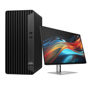 HP Elite Tower 800 G9 Desktop PC – Intel Core i7-14700 14th Gen, 16GB DDR5 RAM, 512GB PCIe NVMe SSD, Intel UHD Graphics, FreeDOS, 21.5-Inch Monitor