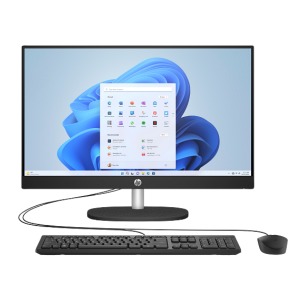 HP ProOne 240 G10 23.8" FHD IPS All-in-One PC - Intel Core Ultra 7 155U, 16GB DDR5 RAM, 512GB PCIe NVMe SSD, 5MP Webcam, Wi‑Fi 6 (BY6U3ET)