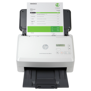 HP ScanJet Enterprise Flow 5000 s5 – 65ppm, 130ipm Duplex, 80-Page ADF, OCR, TWAIN/ISIS, 7500 Pages Daily Duty