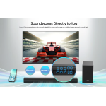 Hisense HS1800 2.1ch Soundbar – 140W, Wireless Subwoofer, HDMI ARC, Bluetooth, USB Playback