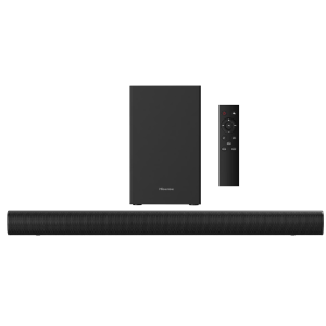 Hisense HS1800 2.1ch Soundbar – 140W, Wireless Subwoofer, HDMI ARC, Bluetooth, USB Playback