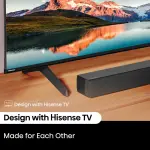 Hisense HS3100 3.1Ch Sound Bar – 480W, Wireless 6.5" Subwoofer, Dolby Digital Plus, DTS Virtual:X, Bluetooth 5.3, HDMI ARC