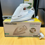 Hisense HS28SIWES1 Steam Iron – 2800W, XL Ceramic Soleplate, 300ml Tank, Anti-Drip, Steam Boost 250g/min