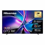 Hisense 100Q7Q 100-Inch 4K UHD QLED Smart TV – 144Hz, Dolby Vision IQ & Atmos, FreeSync Premium, VIDAA OS, HDMI 2.1