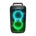 JBL PartyBox 520 Portable Bluetooth Speaker – 400W RMS, Dual 7.5" Woofers, AI Sound Boost, Dynamic Light Show, IPX4 Splashproof, 15H Battery, Mic & Guitar Inputs – Black