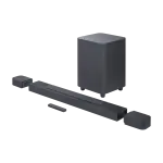 JBL Bar 800 5.1.2Ch Soundbar – 720W RMS, Dolby Atmos, Detachable Wireless Surround Speakers, 10" Subwoofer, HDMI eARC with 4K Dolby Vision, Wi-Fi & Bluetooth – Black