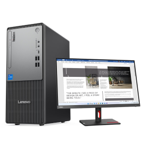 Lenovo ThinkCentre Neo 50t G5 Desktop Intel Core i7‑14700 8GB DDR5 512GB PCIe SSD DOS + 21.5" Monitor Tower PC