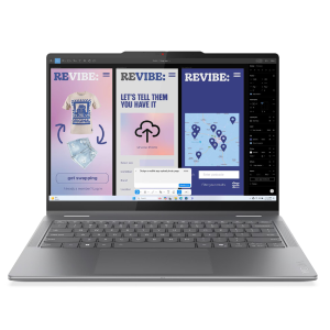 Lenovo Yoga 7 2‑in‑1 (Model 83JQ00BLUE) – Intel Core Ultra 7 155U, 16GB LPDDR5X RAM, 512GB PCIe 4.0 SSD, 14″ WUXGA Touchscreen, Windows 11 – Blue