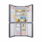 Samsung RF48A4000B4 511L French Door Refrigerator – Twin Cooling Plus™, Digital Inverter Compressor, Power Cool & Freeze, No Frost, Movable Ice Maker, Gentle Matt Black Finish