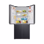 Samsung RF48A4000B4 511L French Door Refrigerator – Twin Cooling Plus™, Digital Inverter Compressor, Power Cool & Freeze, No Frost, Movable Ice Maker, Gentle Matt Black Finish