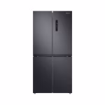 Samsung RF48A4000B4 511L French Door Refrigerator – Twin Cooling Plus™, Digital Inverter Compressor, Power Cool & Freeze, No Frost, Movable Ice Maker, Gentle Matt Black Finish
