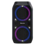Hisense PARTY ROCKET 160 Speaker – 160W, Bluetooth 5.0, Dual Subwoofers, 12hr Battery, 5 LED Light Modes, Karaoke Mode