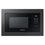 Samsung MS23A7013AB Built-In Microwave – 23L Capacity, 800W Power, Ceramic Enamel Interior, Quick Defrost, Home Dessert Mode, Triple Distribution System, Black