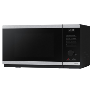Samsung MS23DG4504AT Solo Microwave – 23L Capacity, 800W Power, Triple Distribution System, Quick Defrost, Ceramic Inside™, Dial & Button Control, Silver