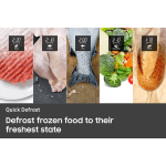 Samsung MS23K3515AS Solo Microwave – 23L Capacity, 800W Power, Quick Defrost, Ceramic Enamel Interior, ECO Mode, Silver