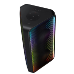 Samsung MX-ST40B Sound Tower – 160W Bi-Directional Audio, Built-In 12h Battery, IPX5 Water Resistance, Bluetooth Multi-Connection, Party Lights+