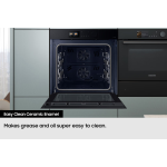 Samsung NV7B41207AB Built-In Smart Oven – 76L Capacity, A+ Energy Rating, Catalytic Cleaning, SmartThings Connectivity, True Convection, Black Steel Finish
