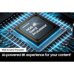 Samsung QA75QN800D 75-Inch Neo QLED 8K Smart TV – NQ8 AI Gen2 Processor, Quantum Matrix Technology Pro, Neo Quantum HDR 8K+, Dolby Atmos, Infinity One Design