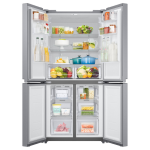 Samsung RF48A4000M9 511L French Door Refrigerator – Twin Cooling Plus™, Digital Inverter Compressor, Power Cool & Freeze, No Frost, Movable Ice Maker, Gentle Matt Silver Finish