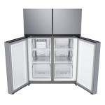 Samsung RF48A4000M9 511L French Door Refrigerator – Twin Cooling Plus™, Digital Inverter Compressor, Power Cool & Freeze, No Frost, Movable Ice Maker, Gentle Matt Silver Finish