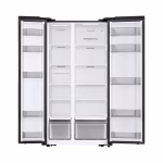 Samsung RS57DG4000B4 583L Side-by-Side Refrigerator – SpaceMax™, AI Energy Mode, SmartThings Connectivity, Digital Inverter Compressor, No Frost Cooling, Matte Black Finish