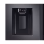 Samsung RS64R5311B4 635L Side-by-Side Refrigerator – SpaceMax™, All-Around Cooling, Digital Inverter Compressor, Non-Plumbed Water & Ice Dispenser, No Frost, Gentle Black Finish