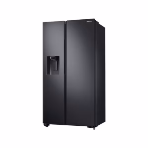 Samsung RS64R5311B4 635L Side-by-Side Refrigerator – SpaceMax™, All-Around Cooling, Digital Inverter Compressor, Non-Plumbed Water & Ice Dispenser, No Frost, Gentle Black Finish