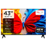 TCL 43S5K 43" QLED Google TV – Full HD, HDR10+, Dolby Audio, Google Cast, Bluetooth 5.0