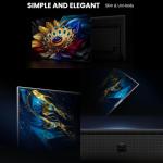 TCL 50C655 50" 4K QLED Google TV – HDR10+, Dolby Vision & Atmos, AiPQ PRO Processor, HDMI 2.1, Game Master 2.0