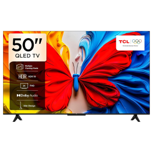 TCL 50S5K 50" QLED Google TV – Full HD, HDR10, Dolby Audio, Google Cast, Bluetooth 5.0